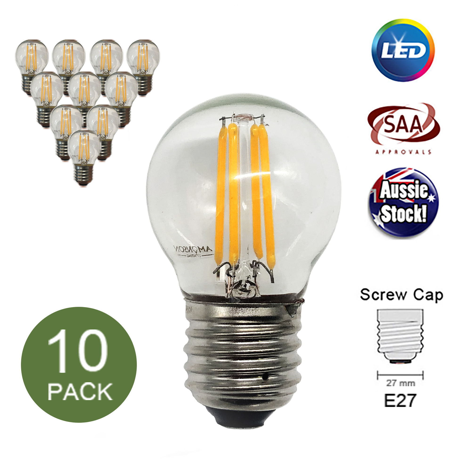 E27 cap clearance bulb